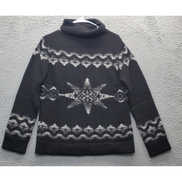 Grayson & Dunn Sweater Womens Small Multi Cashmere Blend Long Sleeve Turtleneck - Picture 1 of 7